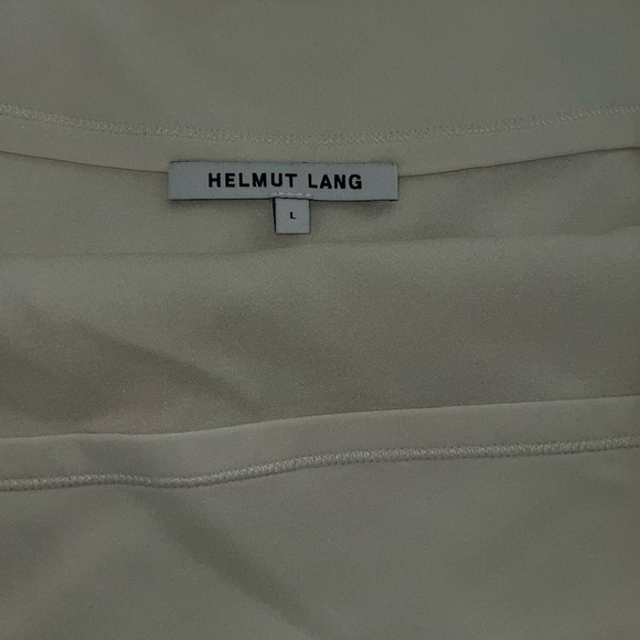 Helmut Lang cream silk tank- Large - Picture 6 of 7